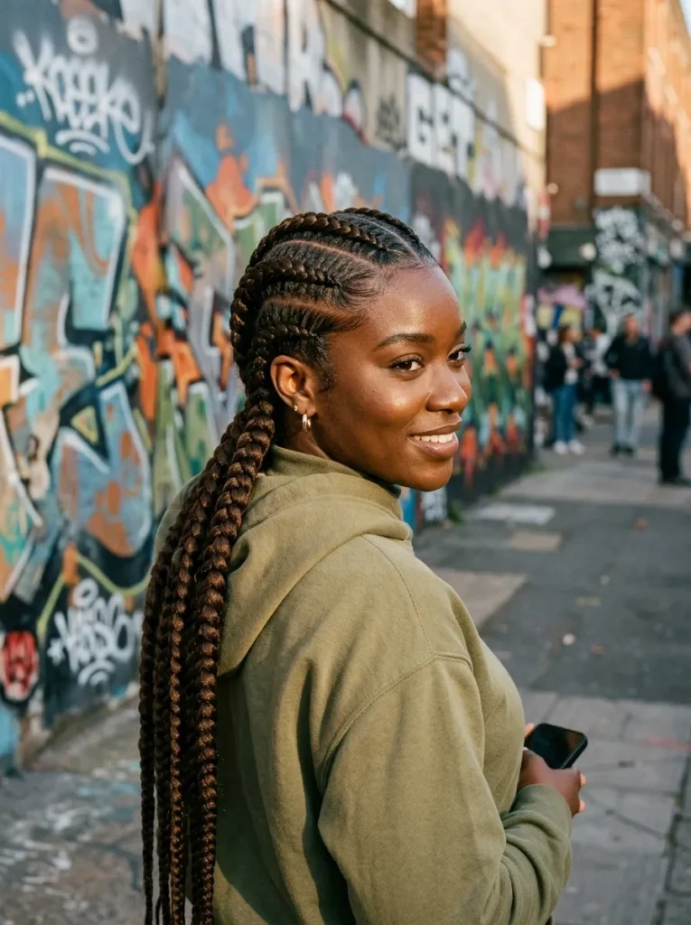 Jumbo Stitch Cornrows