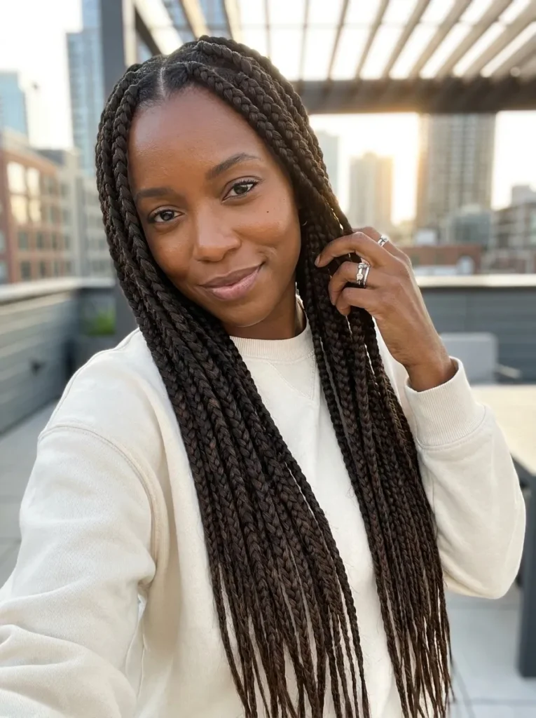 Knotless Jumbo Braids