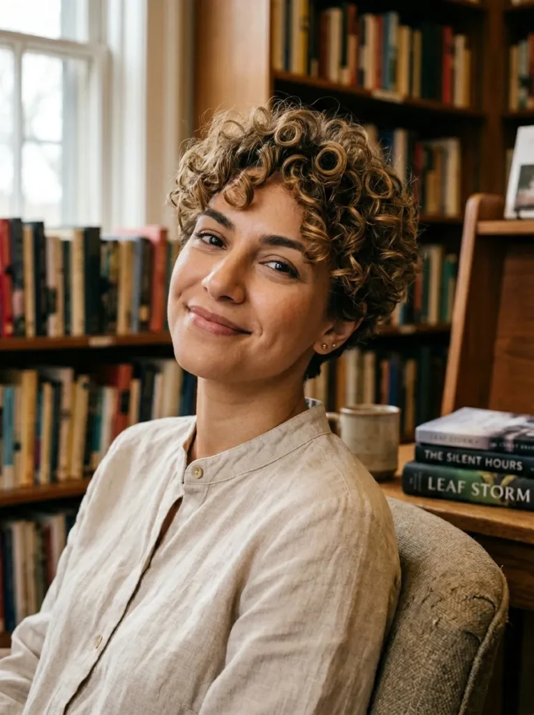 Layered Curly Pixie
