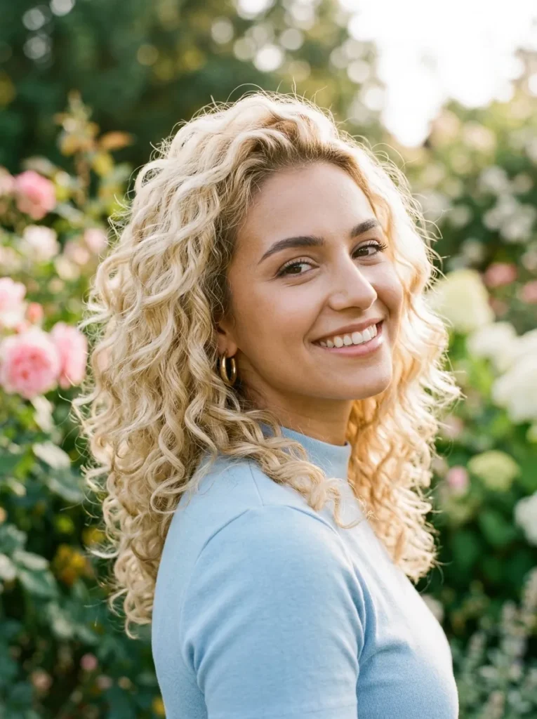 Light Blonde Curls
