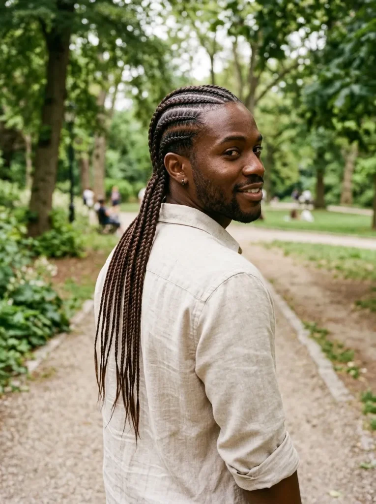 Long Cornrow Braids