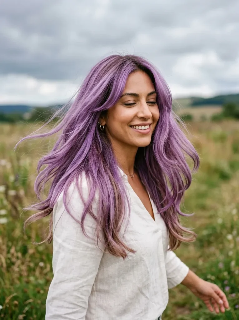 Long Purple Layers
