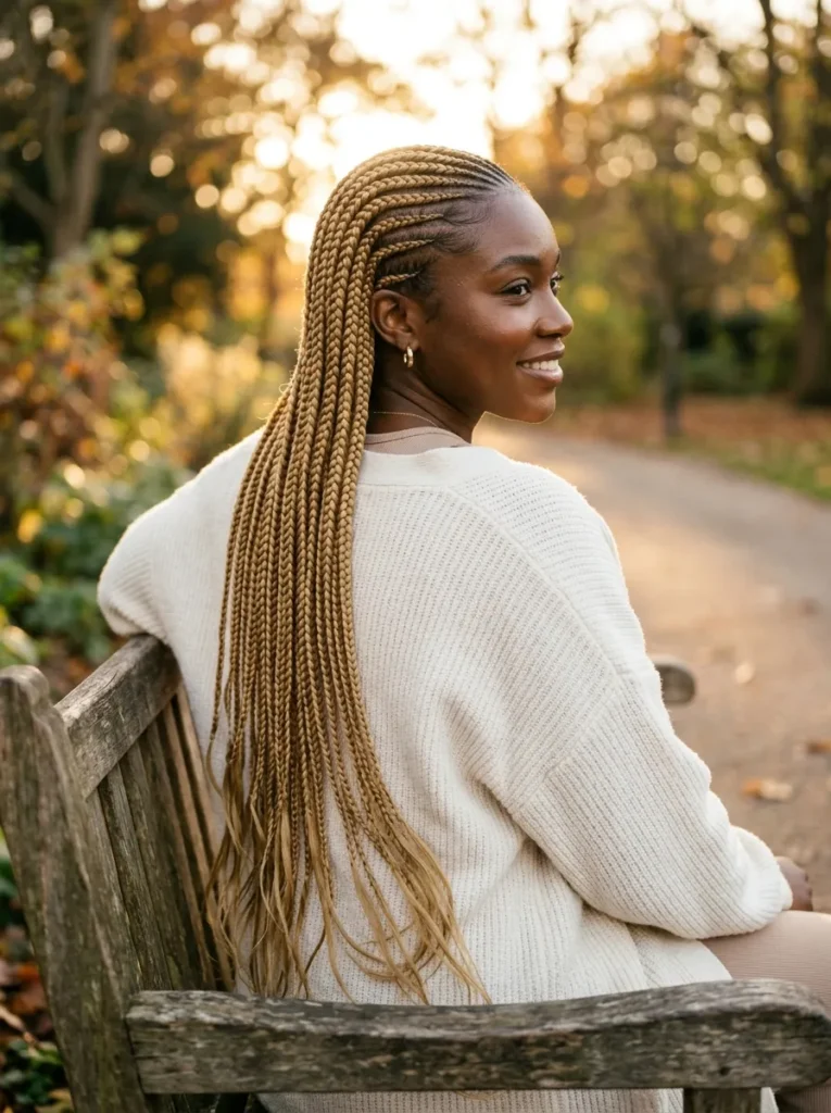 Long Waist-Length Braids