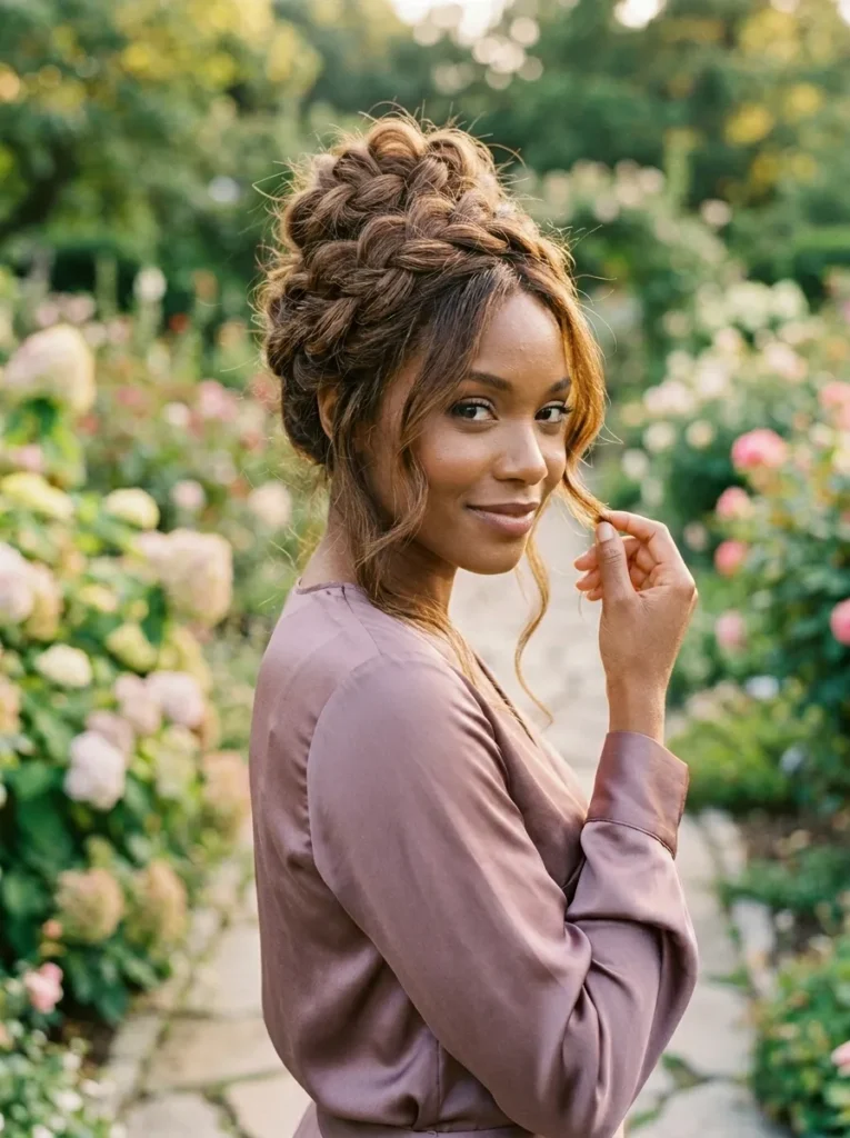 Loose Braided Bun