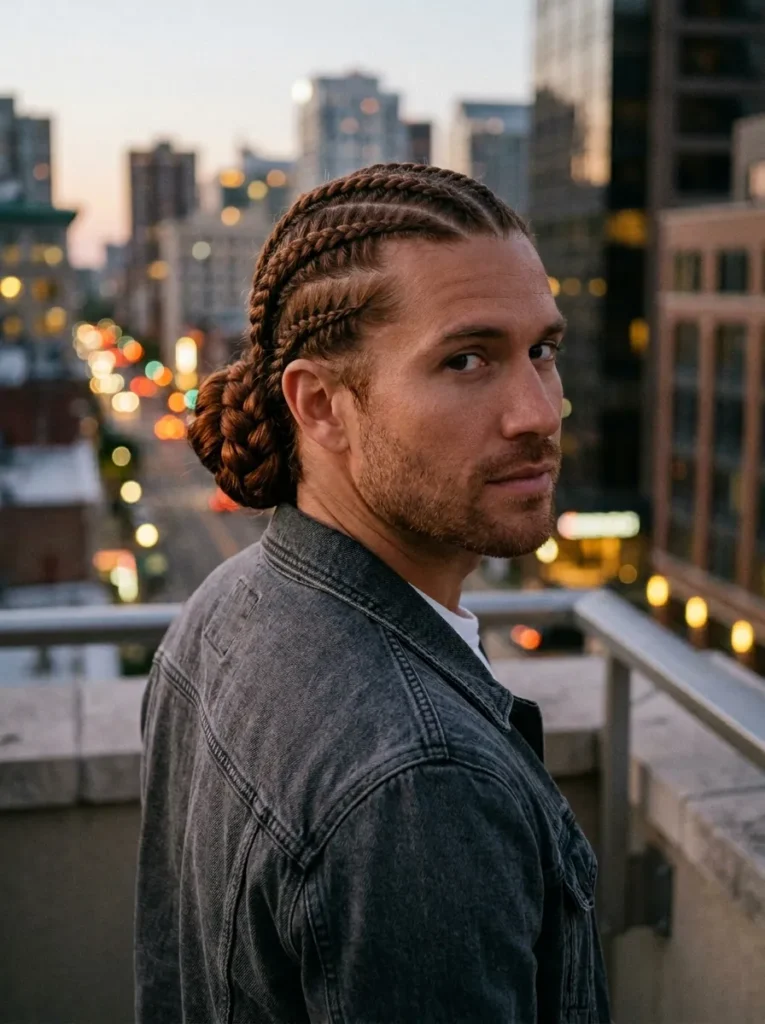 Low Braid Bun