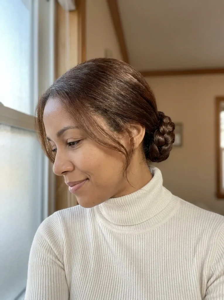Low Braided Bun