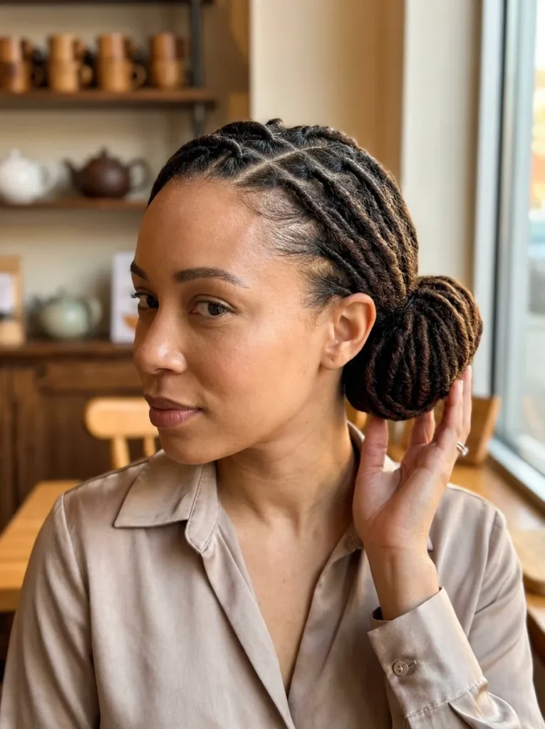Low Bun Retwist