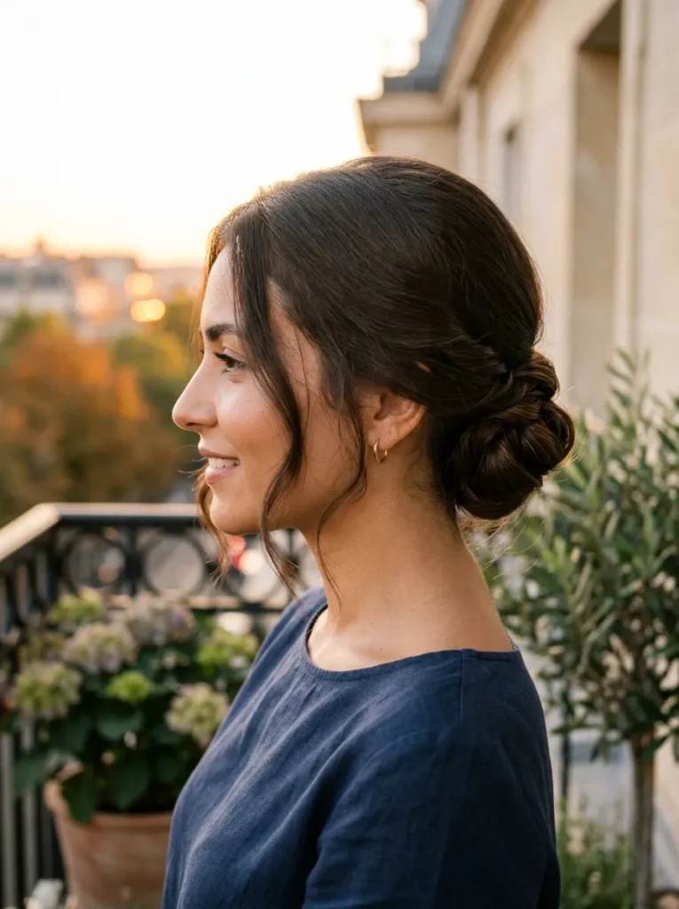 Low Chignon Updo