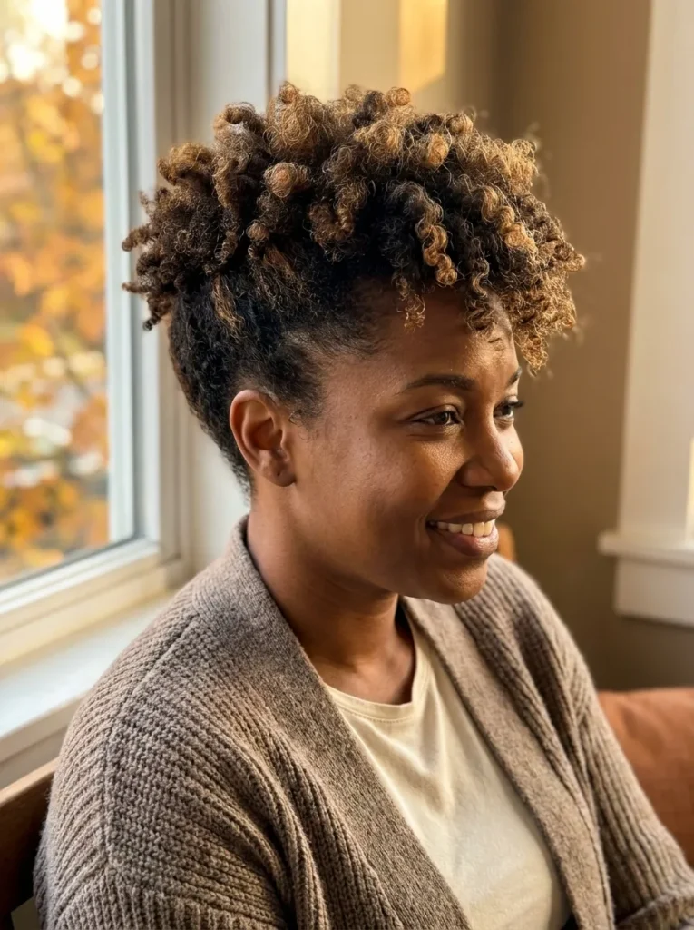 Low Fade Natural Hair