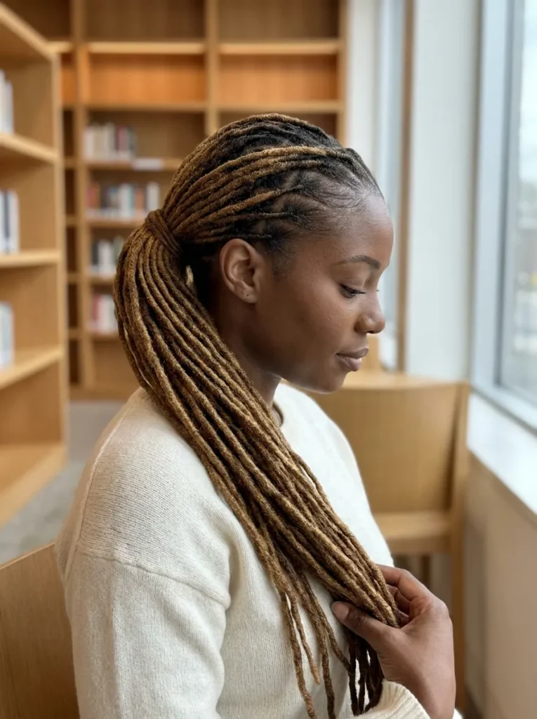 Low Ponytail Locs
