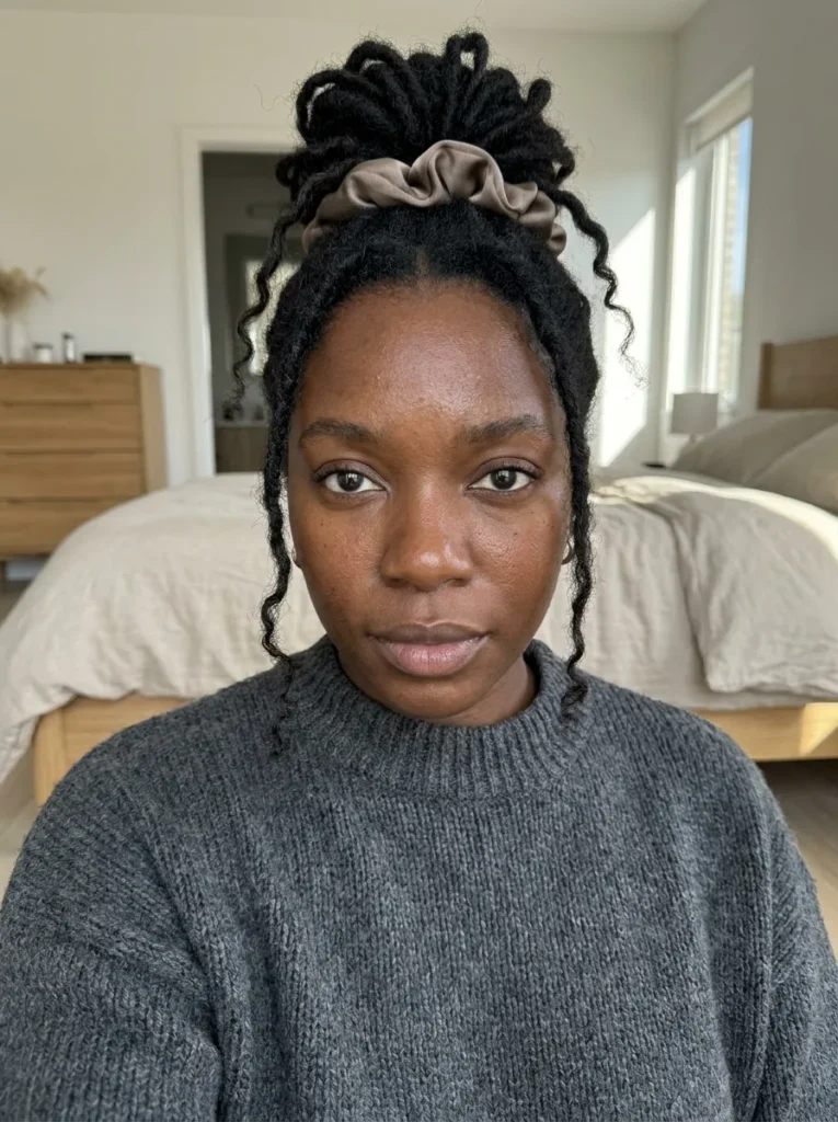 Messy Bun With Tendrils