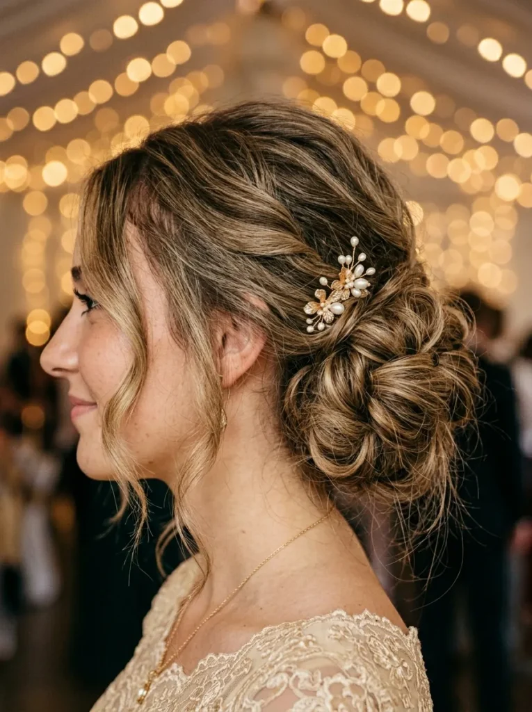 Messy Prom Bun