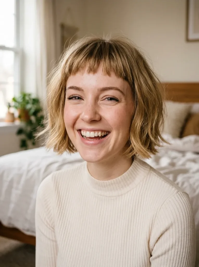 Mini Bangs Bob
