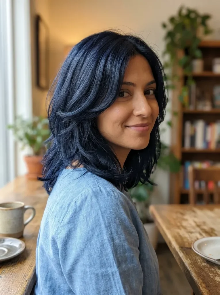 Navy Layered Lob