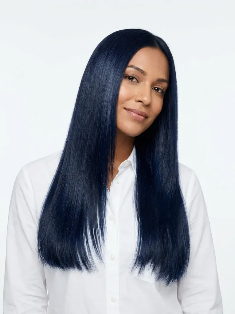 Navy Sleek Straight