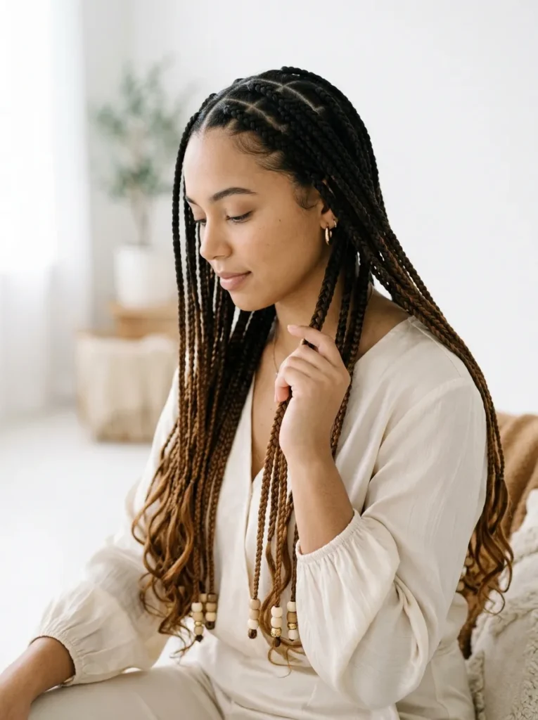 Ombre Brown Braids