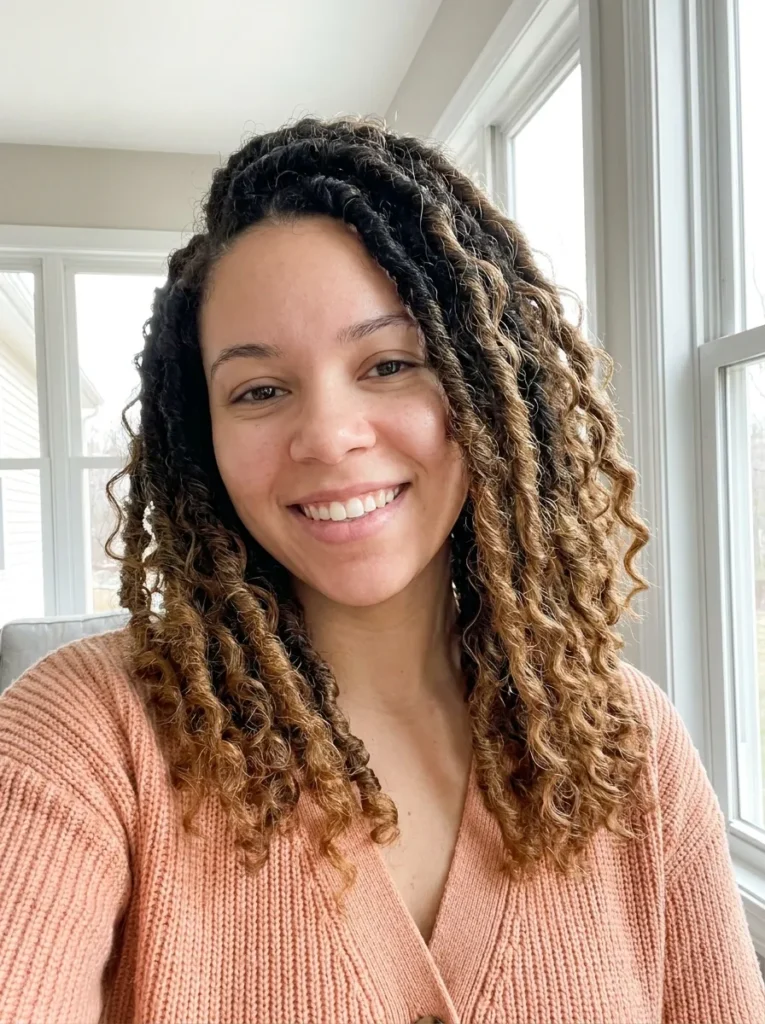 Ombre Brown Distressed Locs