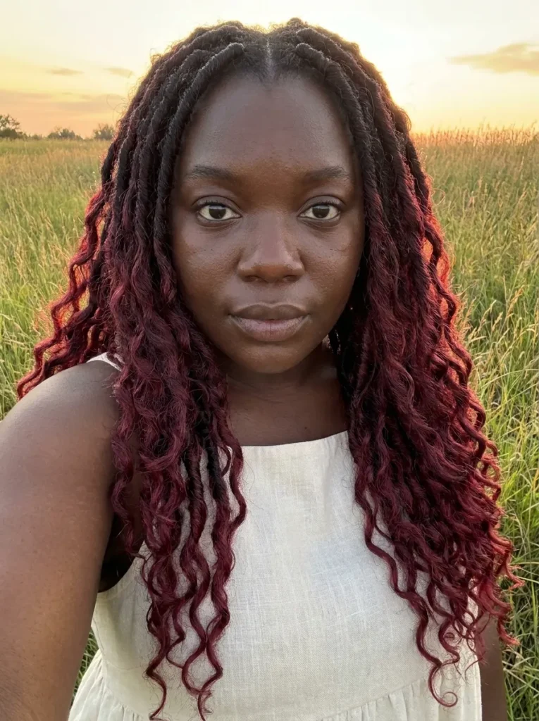 Ombre Burgundy Boho Locs