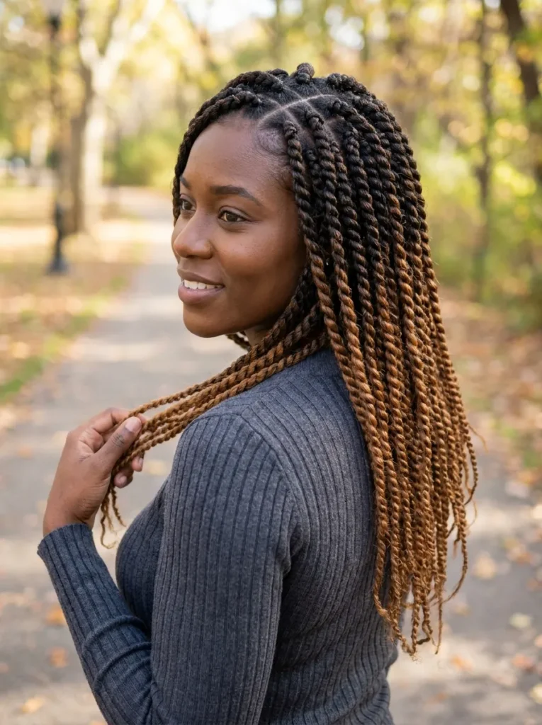 Ombre Twist Braids