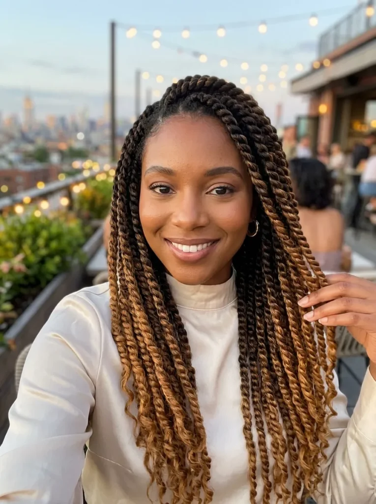 Ombre Twist Style