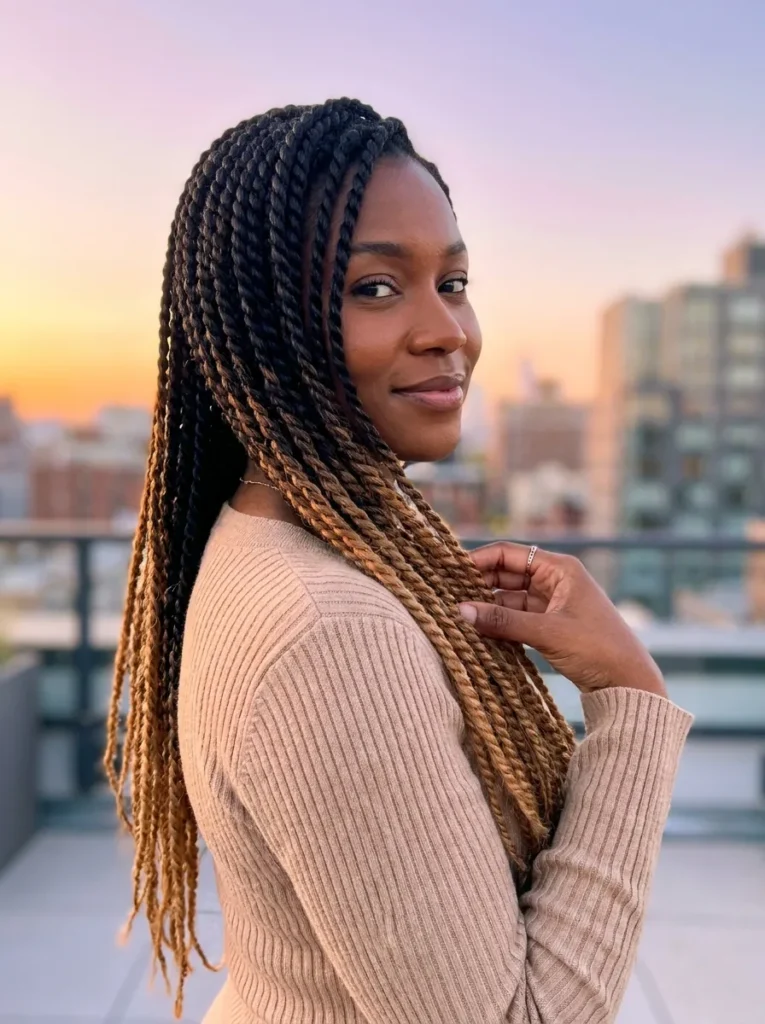 Ombre Twist Style