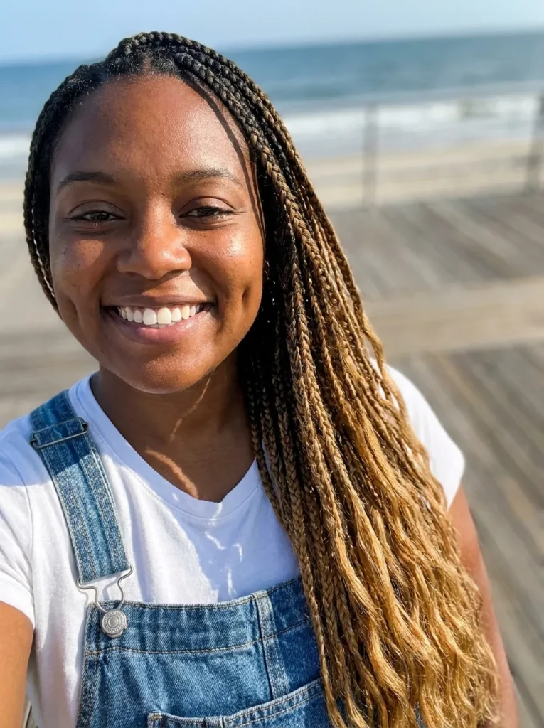 Ombre Waist Grazing Braids