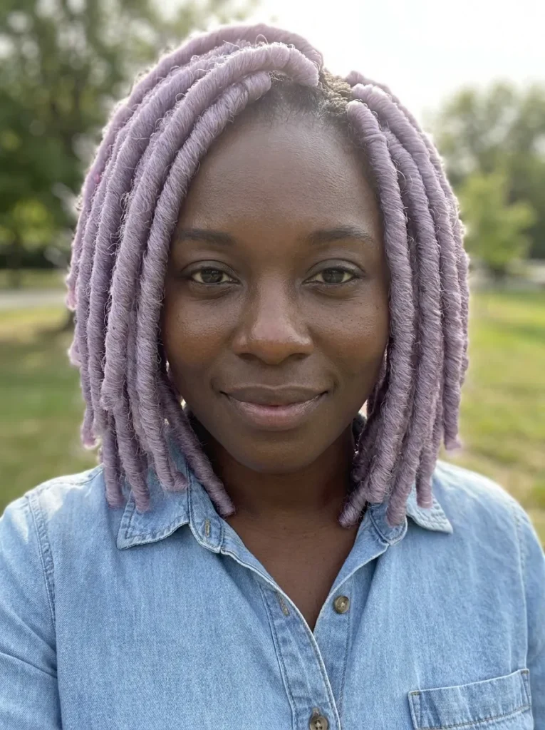 Pastel Lavender Faux Locs