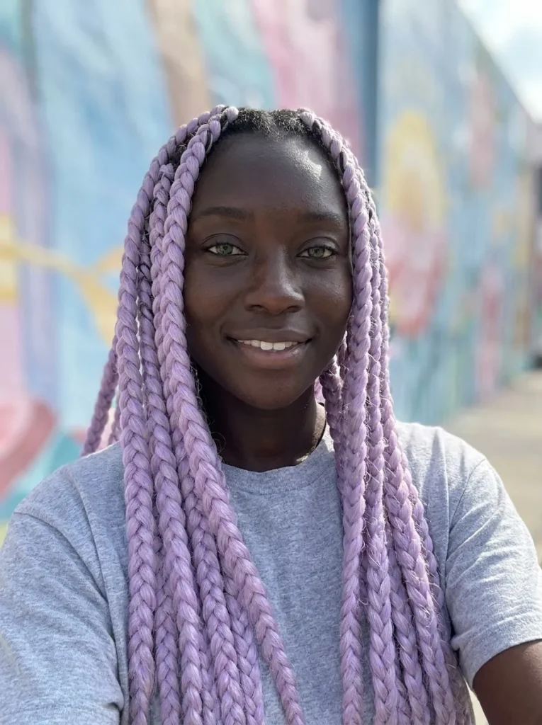 Pastel Lavender Jumbo Braids