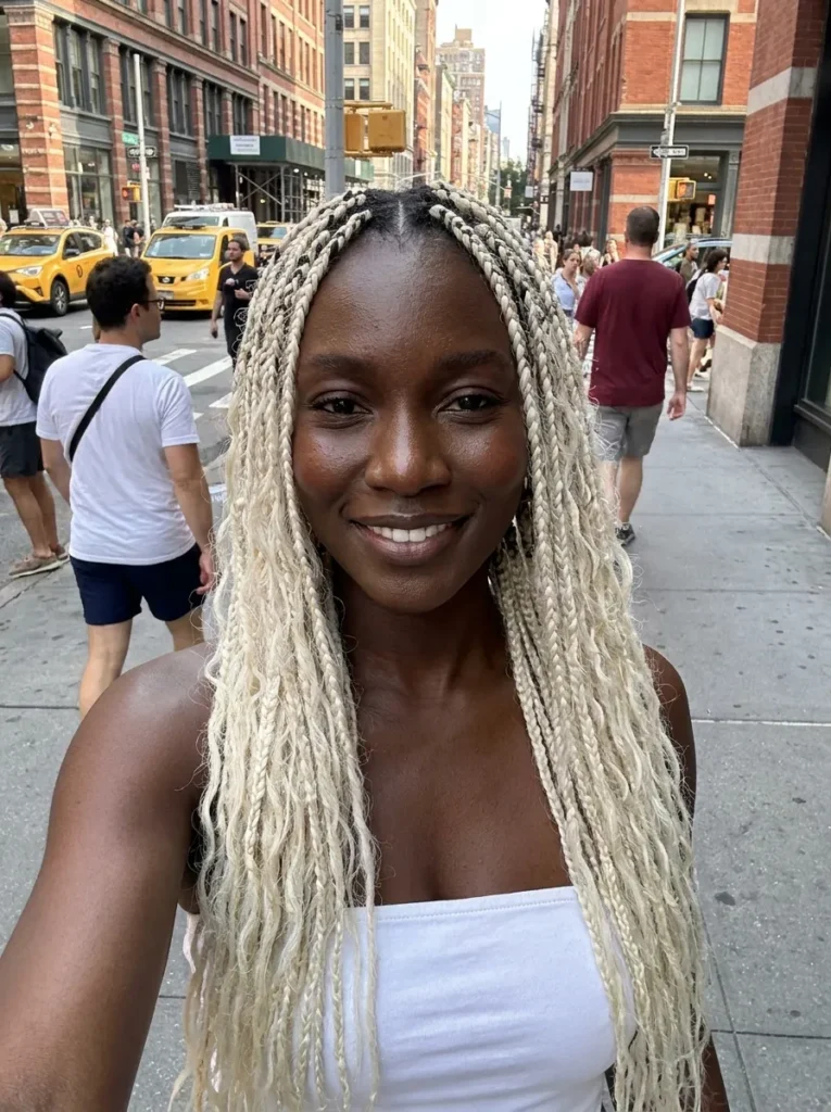 Platinum Blonde Curls