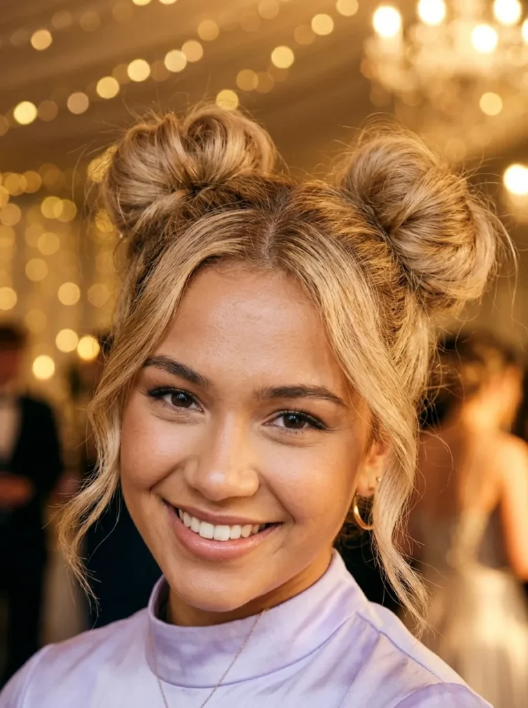 Playful Space Buns