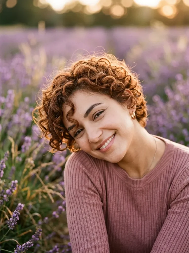 Romantic Curly Pixie