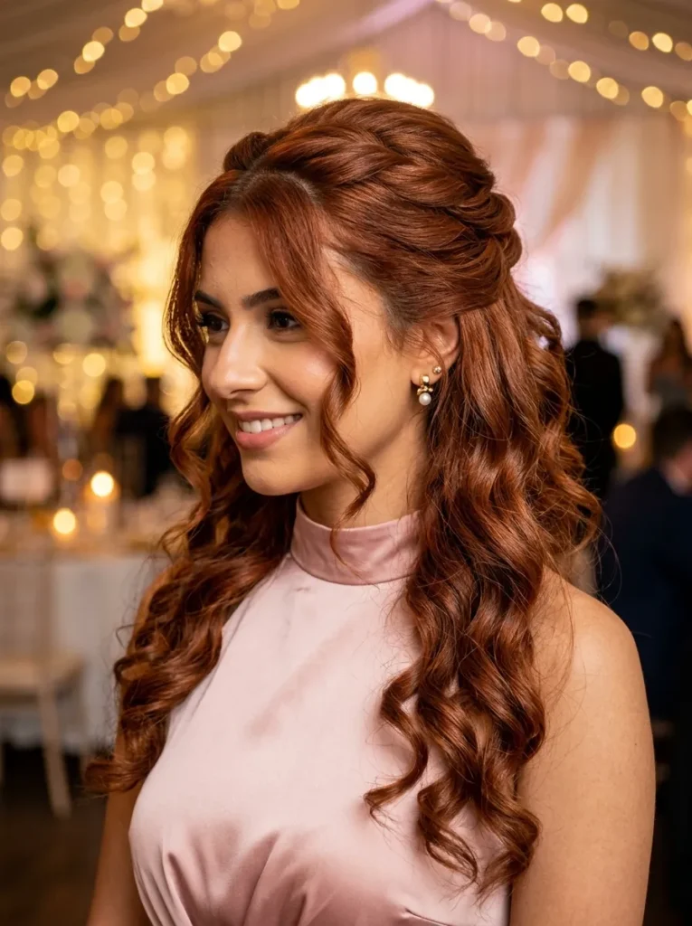 Romantic Half Updo