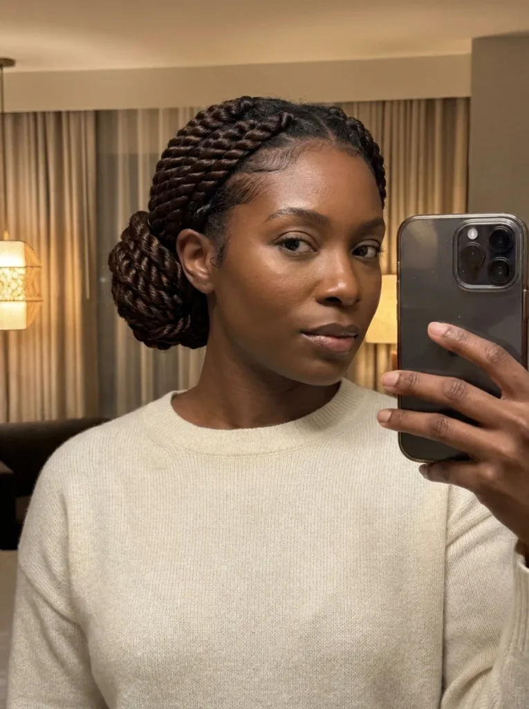 Rope Twist Bun