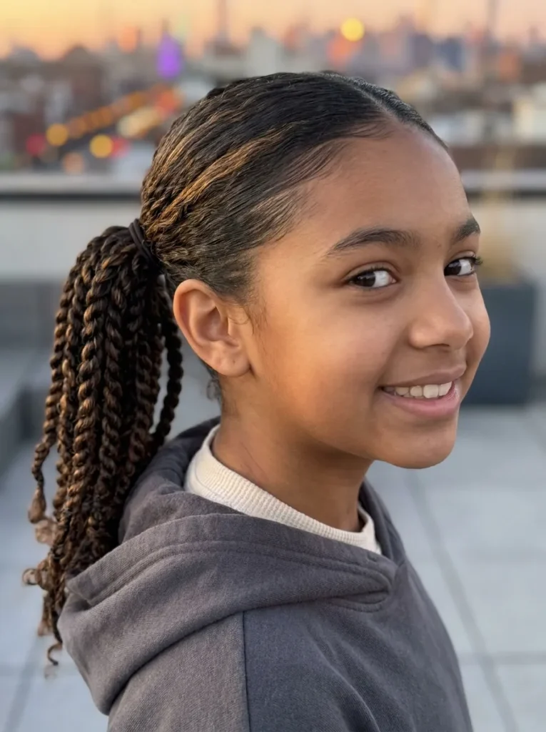 Rope Twist Ponytail