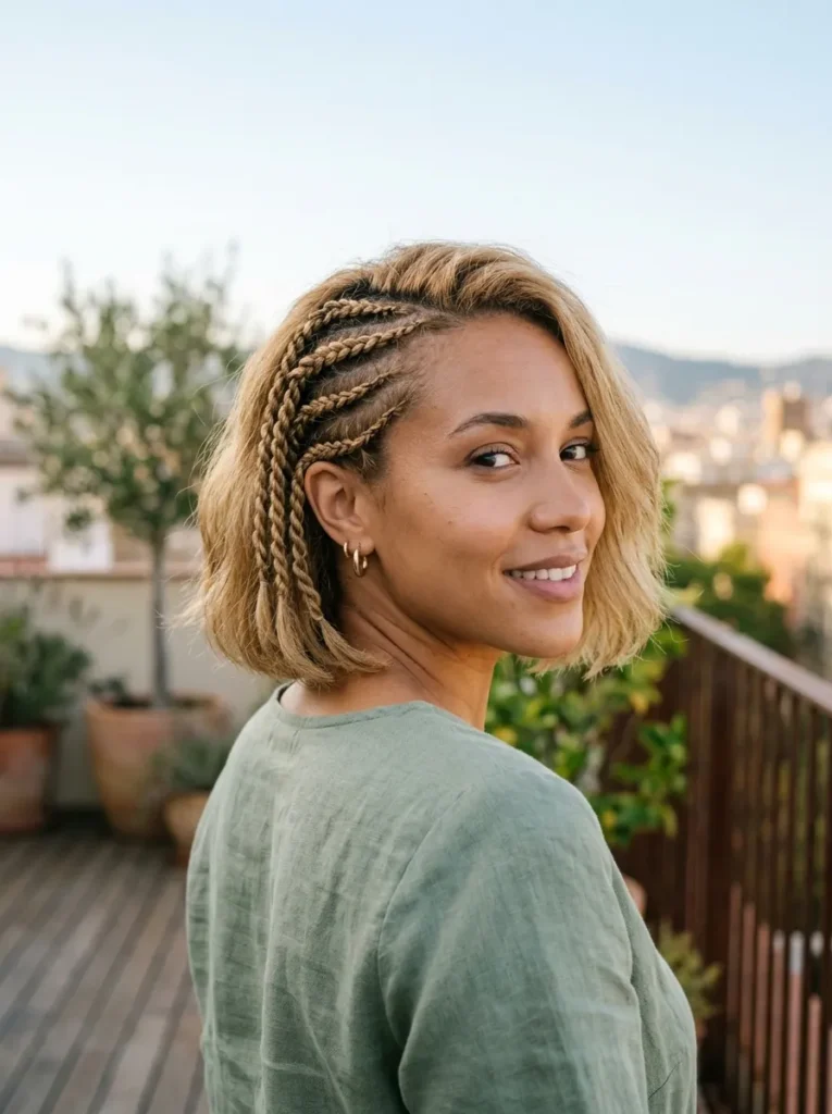 Rope Twisted Braided Bob