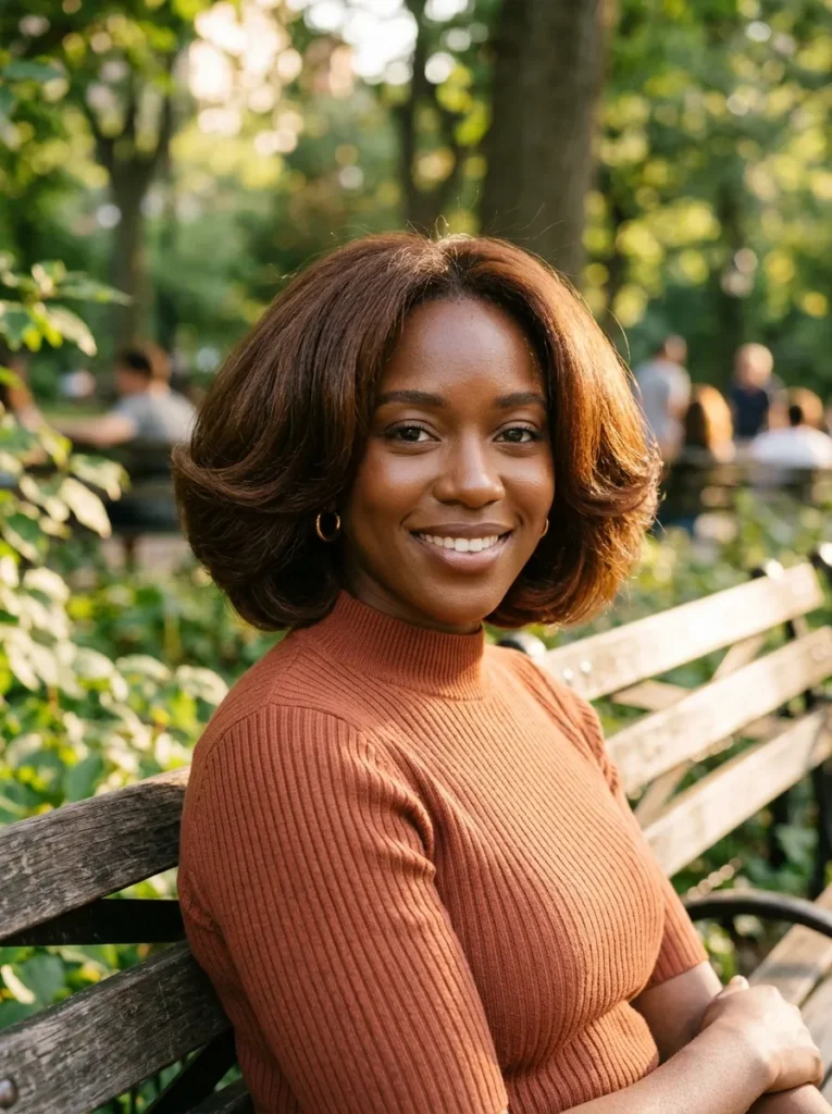 Rounded Voluminous Bob