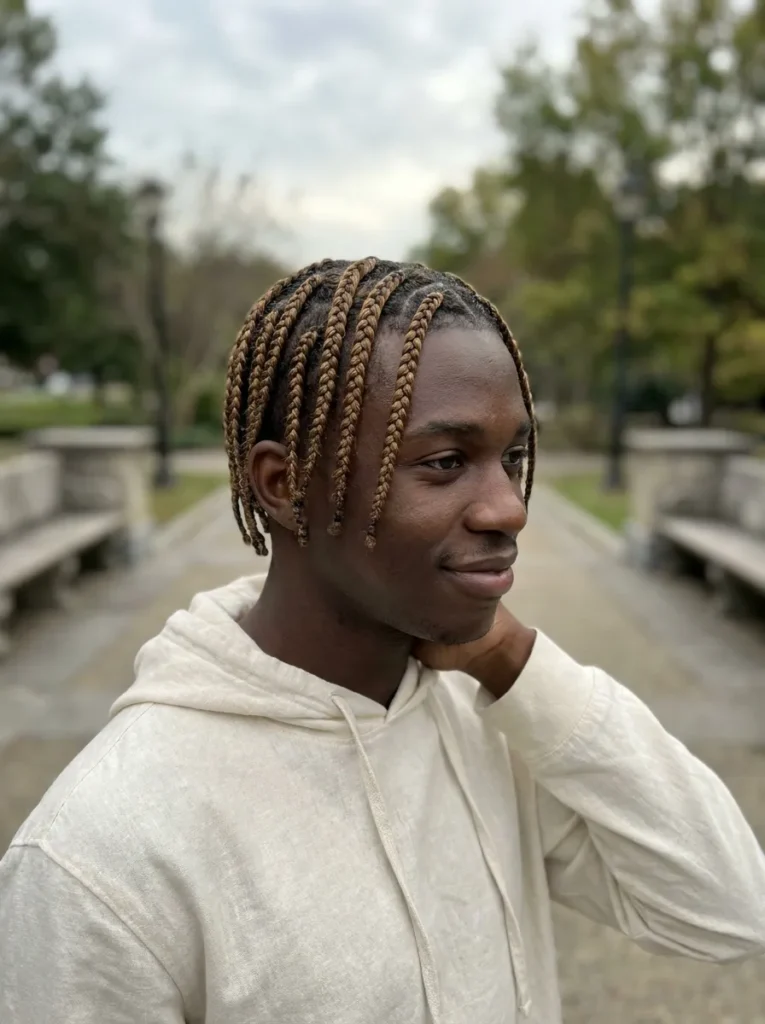 Sandy Brown Braids