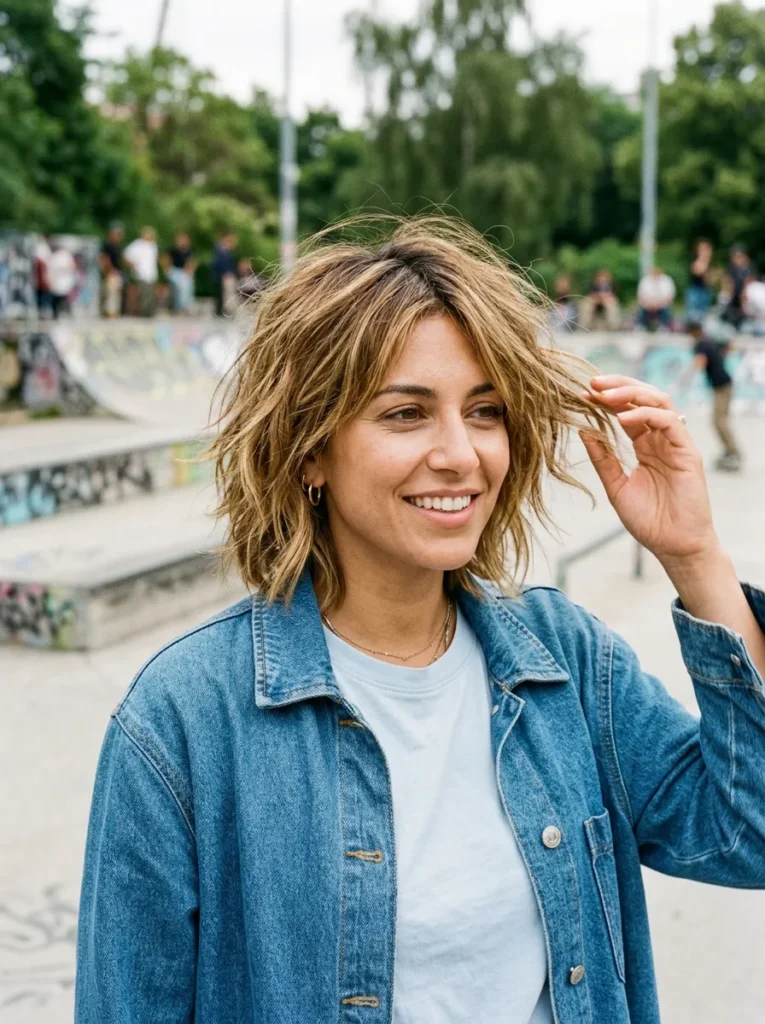 Shaggy Textured Bob