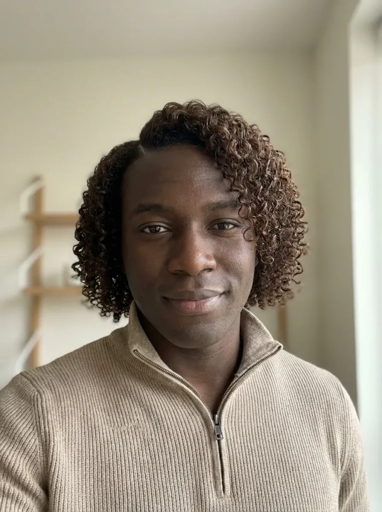 Side Part Curls