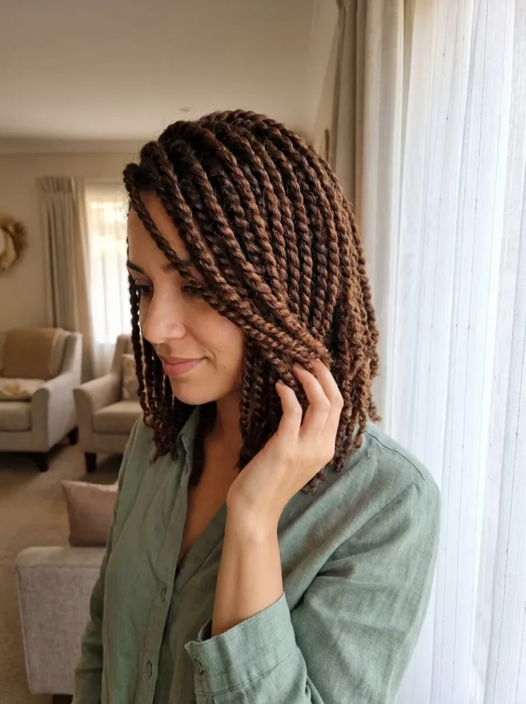 Side Part Twists