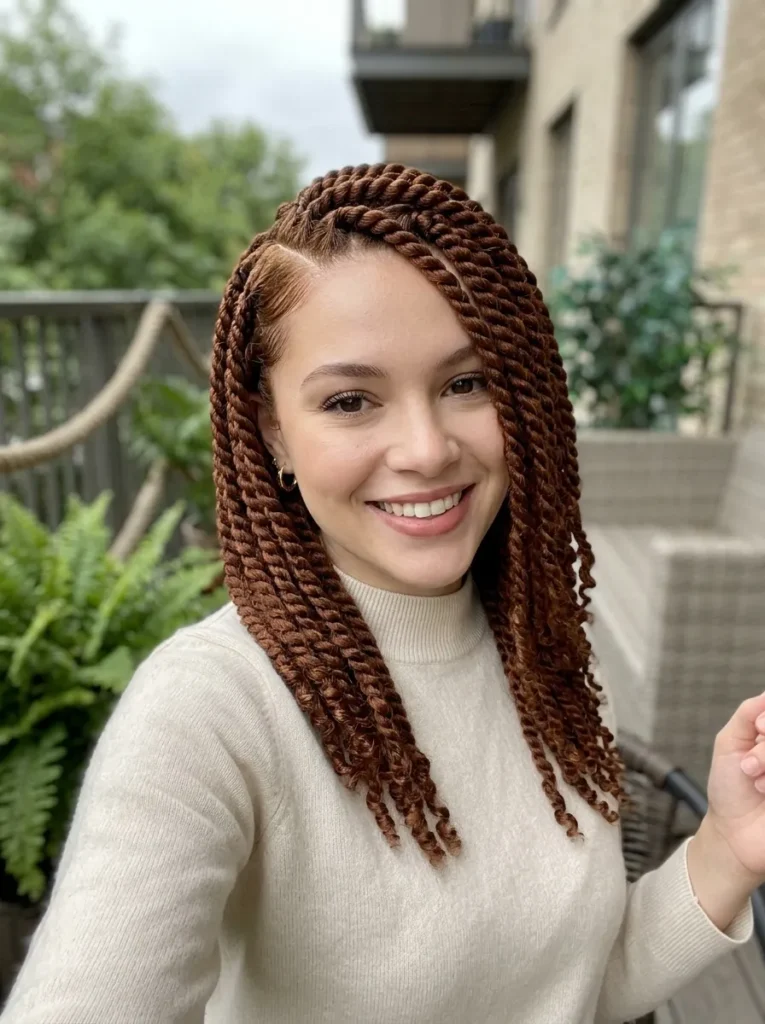 Side Part Twists