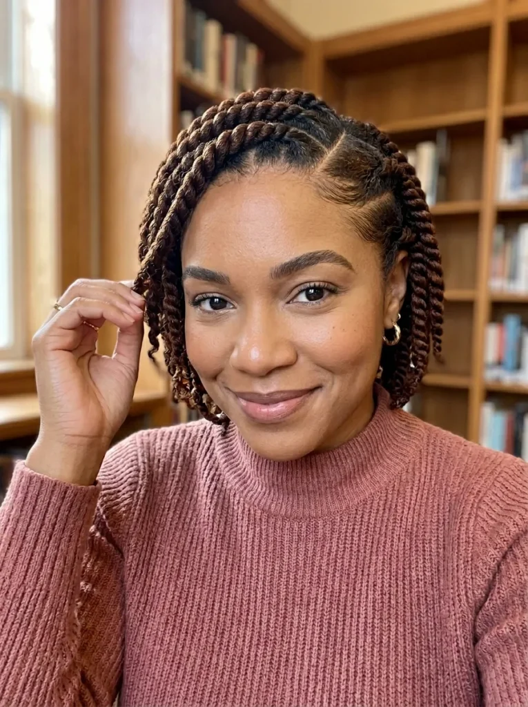 Side Part Twists
