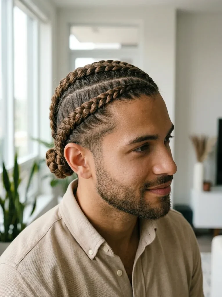Side Swept Braids