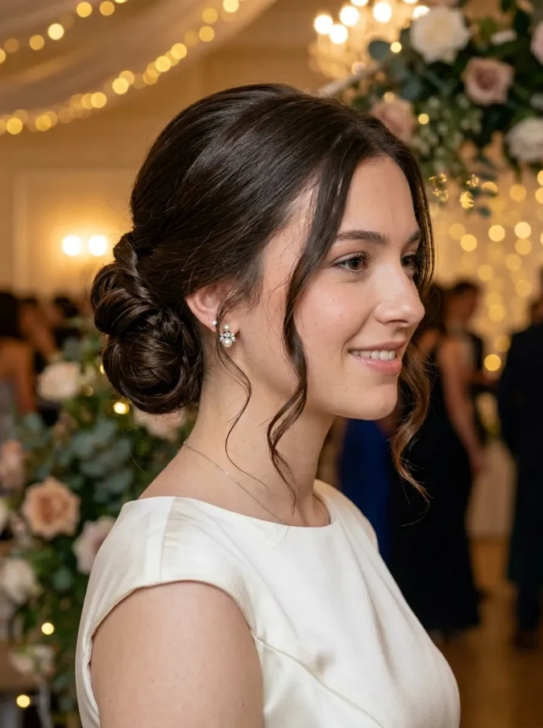 Side Swept Chignon