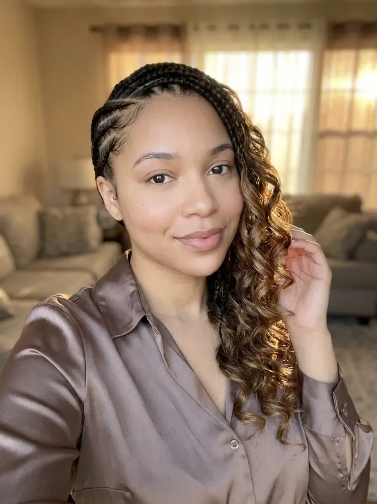 Side Swept Curls