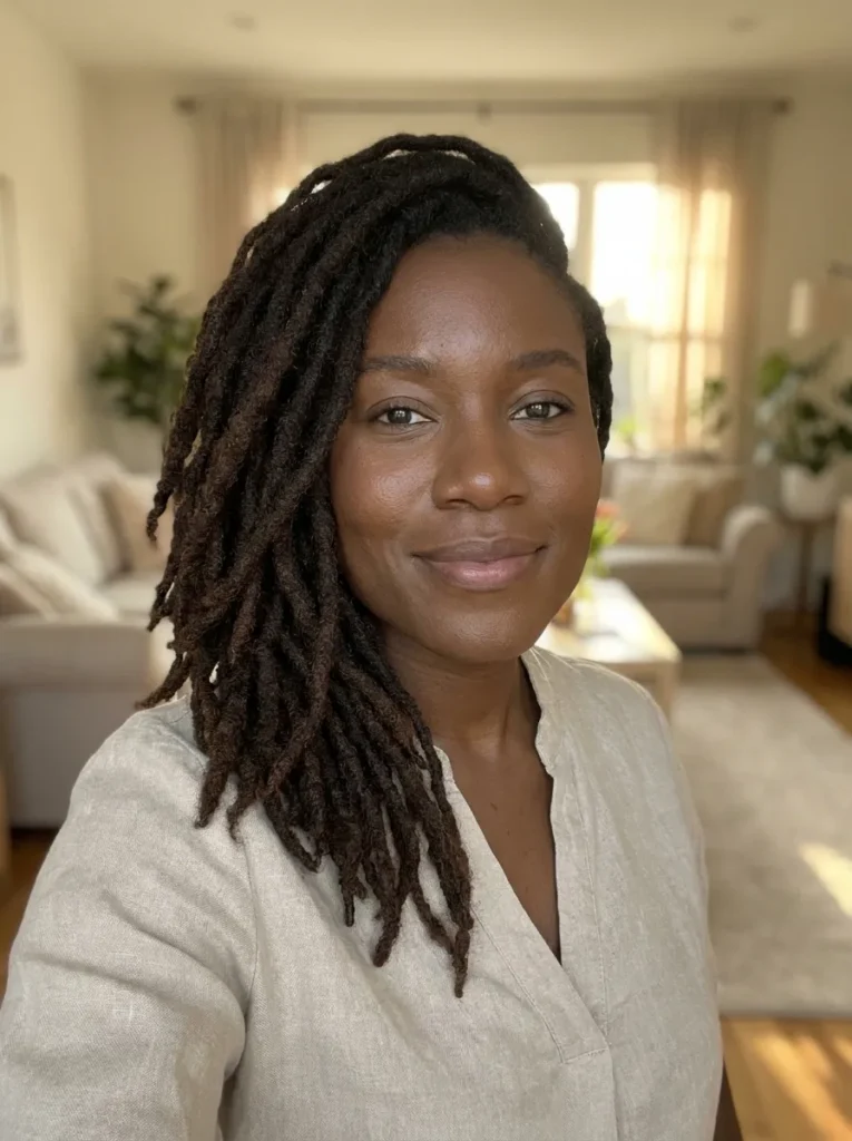 Side Swept Organic Dreads