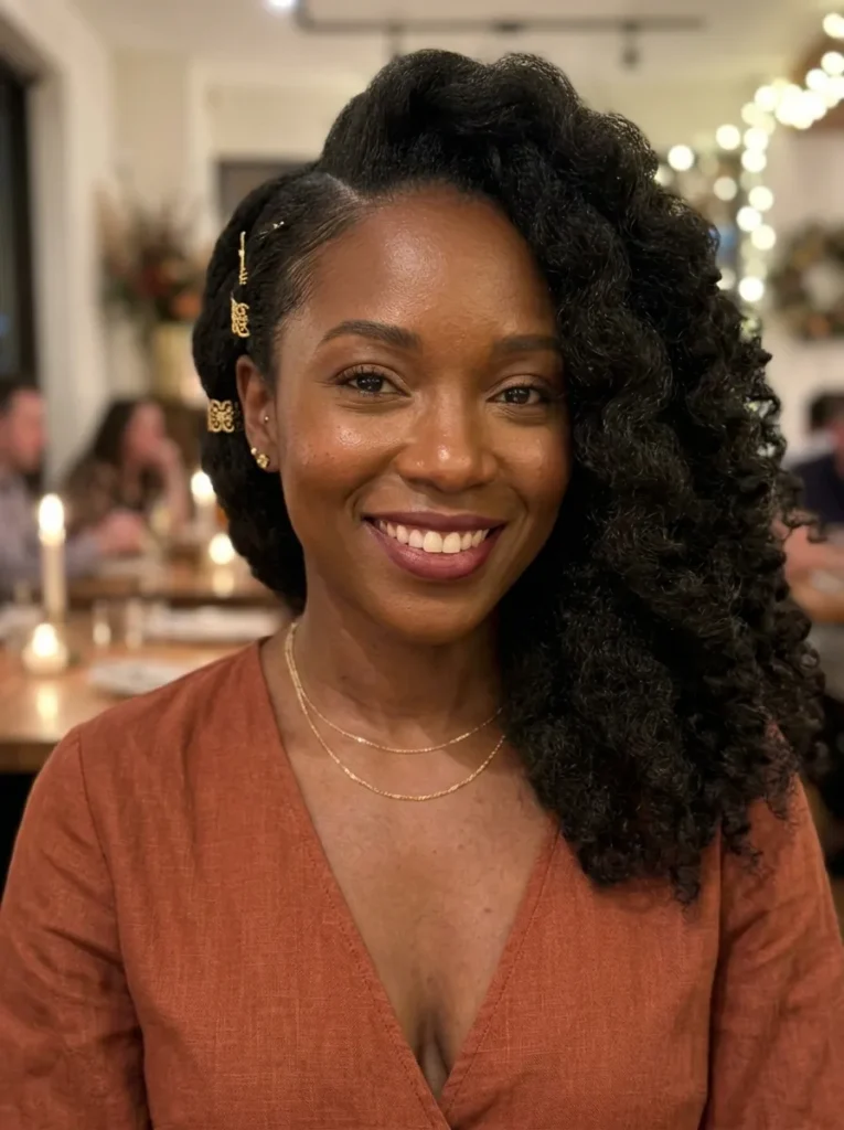 Side Swept Twist Out