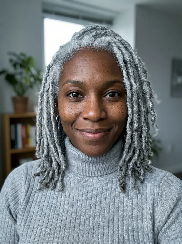 Silver Grey Locs