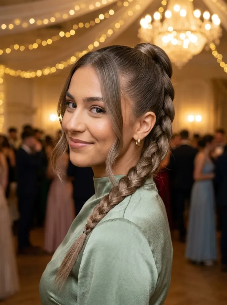 Simple Braided Ponytail
