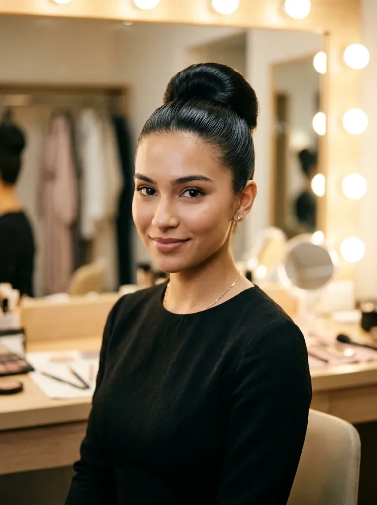 Sleek Ballerina Bun